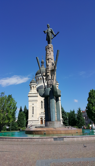 Avram Iancu Square in Cluj.